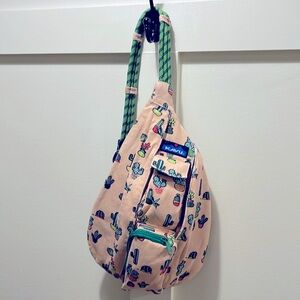 KAVU Mini Rope Bag Cotton Crossbody 
Sling Prickle Perfect used great shape